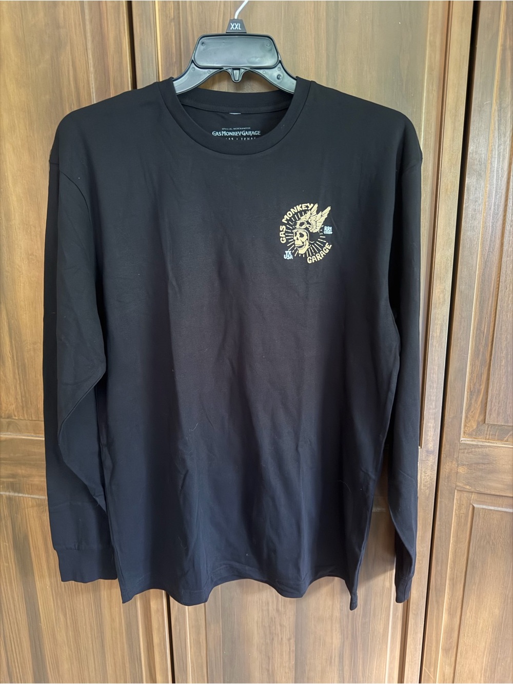 NWOT Gas Monkey Garage Men’s Black Long Sleeve Graphic Tee - Picture 3 of 7